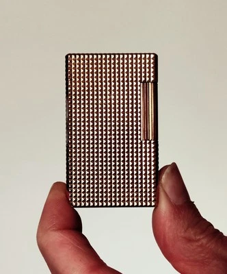 Accendino ST DuPont Placcato oro Anni 60 Vintage diamantato - Immagine 1 di 4