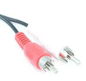 12ft 2 Wire RCA Audio Cables  Male/Male (General Duty) - Picture 1 of 2