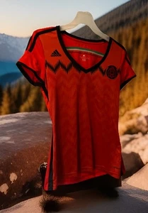 Women’s Adidas Climacool Away Mexican Jersey Made In Vietnam Size Medium - Picture 1 of 6