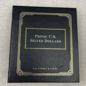 Álbum de monedas de dólar de plata de Estados Unidos de prueba PCS (vacío) 1983-2010 - Imagen 1 de 8