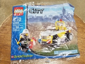 Lego 20002 CITY 4x4 Fire Truck Minifigure Firefighter Polybag BRICKMASTER EXC US