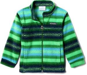 NEW! Columbia Baby Benton Springs Fleece Jacket Green SZ 18-24 Months - Picture 1 of 9