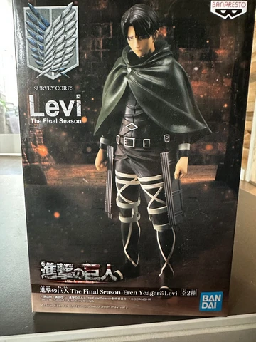 Banpresto Attack on Titan Final Season Levi Special Figure Brand New In Stock Cover