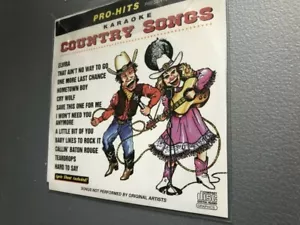 Karaoke CD+G NuTech Pro-Hits PH05, Country Songs siehe Anmerkungen/Beschreibung 12 trk/arts. - Bild 1 von 2