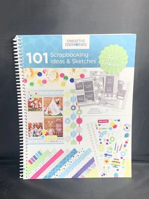 Creative Memories 101 Scrapbooking Ideas & Sketches 2023 Ltd. Ed. NEW Rare - Image 1 of 3