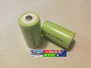 Size C 1.2v 4500mAh Ni-MH Rechargeable Tip Head Battery High Quality AU local - Picture 1 of 1