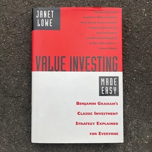 VALUE INVESTING MADE EASY By Janet Lowe - Hardcover - Picture 1 of 4
