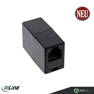 1 x InLine Modular Kupplung RJ11 4P6C Buchse / Buchse Ungeschirmt für Telefon - Bild 1 von 1