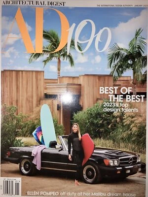 AD 100 ARCHITECTURAL DIGEST MAGAZINE | JAN 2023 | BEST OF THE BEST - Image 1 of 3