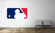 Major League Baseball MLB Logo Wall Decal Baseball Decor Mural Vinyl Sticker