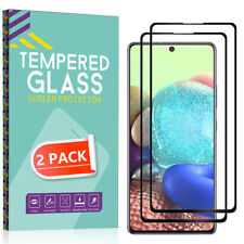 2Pack For Samsung Galaxy A51 A12 A13 A14 A54 Full Cover Tempered Glass Protector