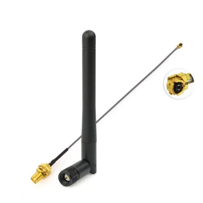 3dBi 2.4GHz WiFi Antenna WLAN SMA Male With  U.FL Cable for wireless router - Image 1 of 4