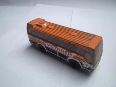 Modellauto Matchbox Bus Reisebus Ikarus Coach von 1986 1:140  Voyager orange wei - Bild 1 von 4