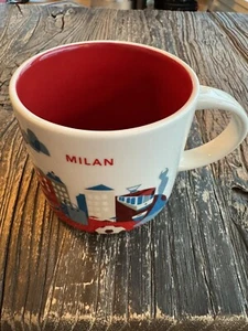 MILAN MAILAND MILANO STARBUCKS HÄFERL YAH - YOU ARE HERE MUG TASSE ITALY ITALIEN - Bild 1 von 3