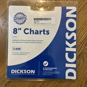 Dickson C409 Grafico, 8 pollici, da 0 a 100, 31 giorni, 60 pezzi - Foto 1 di 2