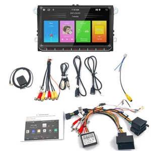 Android 12 Car Stereo Double-Din Navigation with 9 Inch IPS P3D8 - Picture 1 of 11