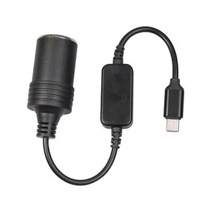 5V USB C Stecker auf 12V Auto Zigarettenanzünder Buchse Konverter Zubehör - Picture 1 of 10
