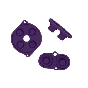 *NEW* Nintendo Game Boy Color GBC System Button Rubber Pads Set Purple - Picture 1 of 1