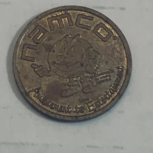 NAMCO Pacman Vintage Arcade Amusement Token Coin 1990s - Picture 1 of 2