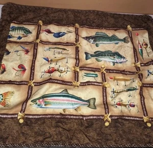 Fly Fishing Fisherman's Dream Pillow case Sham Standard - Picture 1 of 8