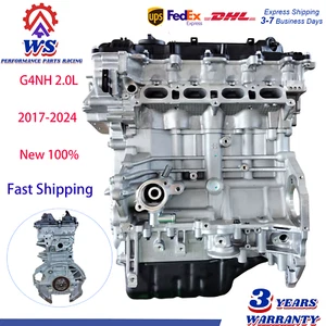 New Long Cylinder Block Engine Assembly For Hyundai Elantra Kia G4NH 2.0L 17-24 - Picture 1 of 5