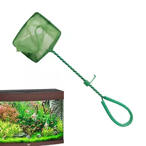 Fish Net Ultra Fine Mesh Square Aquarium Fish Tank Landing Net Fishing Tank - Picture 1 of 13