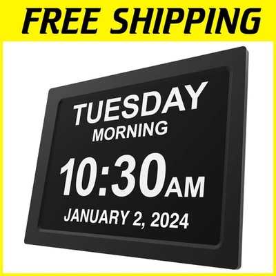 Elderly Calendar Clock with Adjustable Brightness - Image 1 of 4