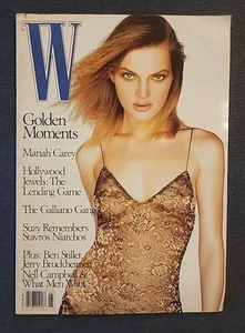 W Magazine June 1996 GUINEVERE VAN SEENUS Cover Stella Tennant Galliano - Imagen 1 de 7