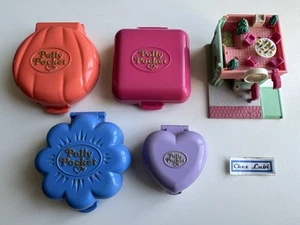Lot de 5 - Bluebird Toys - Polly Pocket - 1989, 1990, 1993, 1994 - Photo 1/12