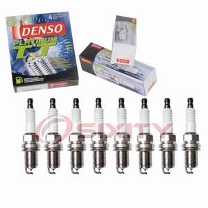 8 pc Denso Platinum TT Spark Plugs for 2001-2003 Chevrolet Tracker 2.0L L4 xm - Picture 1 of 5