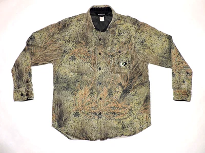 Mossy Oak Pursuits Mens Large Long Sleeve Vented Back Camo Shirt - Image 1 of 4