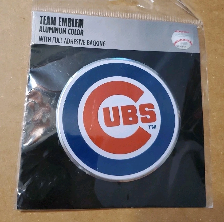 MLB CE3ML06 Chicago Cubs Aluminum Color Emblem