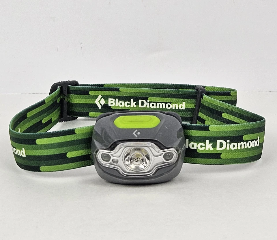Black Diamond Cosmo 1ª Generación 70 Lúmenes LED AAA Faro Correa Verde Mecánico de Camping Foto 1 de 4