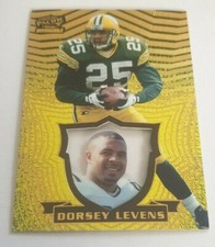 1997 Pacific Invincible Dorsey Levans Card - Green Bay Packers - Acetate