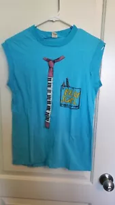 Rare Vintage 80s Billy Joel Sleeveless Innocent Man Tour Concert t shirt - Picture 1 of 8