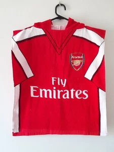 ARSENAL F.C. Hooded Soccer Football Towel Poncho 60cm x 120cm Licensed New - Picture 1 of 8