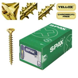 Spax Pozi Yellow Countersunk Wood Screws - Multiple sizes, Multi Purpose - Picture 1 of 1