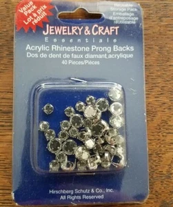 NEU Acryl Strass Krappen Rückseite Hirschberg Schutz Applikationen 40 Stück Bling - Bild 1 von 2