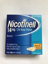 Nicotinell 14mg 24 Hour Patch - Step 2 Nicotine -7 Day Supply - Free Postage????