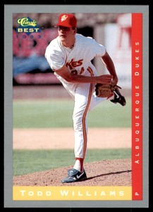 1993 Classic Best Todd Williams Columbus Clippers #37