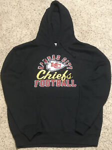 Majestic Kansas City Chiefs Big Logo Pullover Hoodie Jacket Men’s Size Large
