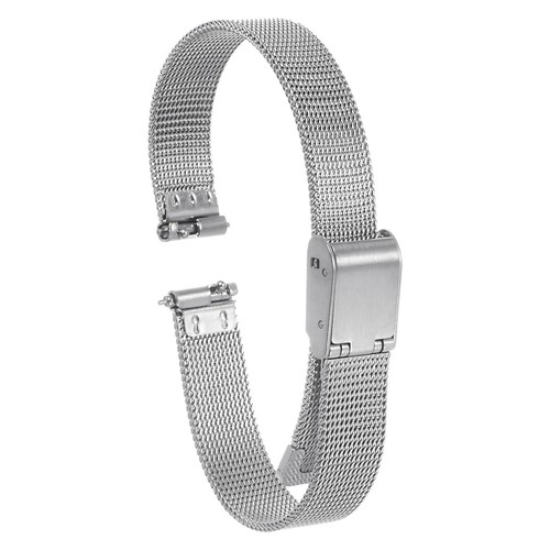 VETEMENTS Bracelet de Montre en Maille en Acier Inoxydable de 10 mm à Dégagement Rapide...