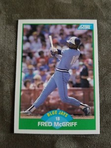 Fred McGriff (Blue Jays) #6 Score 1989