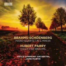 Brahms / Gavle Symph - Piano Quartet in G Minor / Elegy for Brahms [New CD]