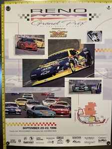 1996 Reno Grand Prix SCCA Pro Racing Trans Am Fellows Kendall Original Poster - Bild 1 von 12