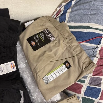 Tela elástica Dickies para niña junior beige talla 17 regular delgada recta Foto 1 de 3