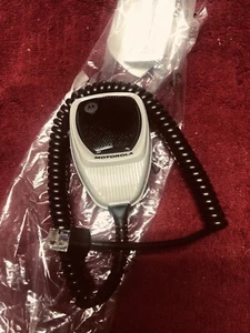 New Motorola HMN1056D  Mobile Microphone Maxtrac Radius Radios W RJ 45 Connector - Afbeelding 1 van 2