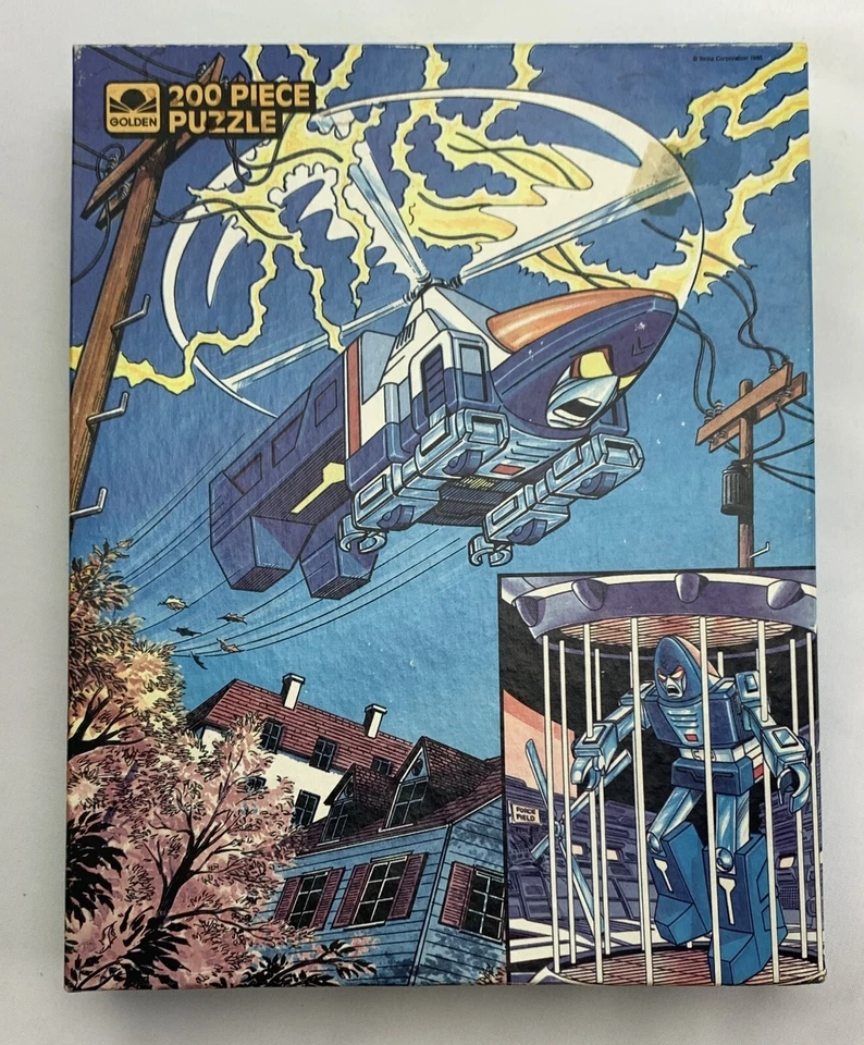 1985 Go Bots Mighty Robots 200 Pc Jigsaw Puzzle Golden Brand New FREE SHIPPING - Image 1 of 1