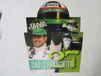 Indy 2000 Dario Franchitti Team Green Klein Tools Honda Indy Car Racing Folleto Foto 1 de 2