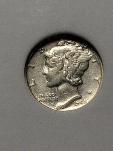 Monedas de diez centavos Mercury Liberty 1942 D aladas plata cobre Estados Unidos de América - Imagen 1 de 22